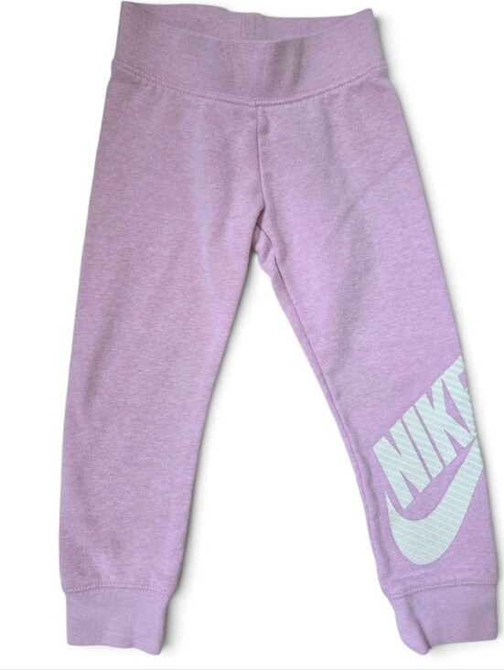 Nike Other - Nike Girls Pink Heather Joggers with White Logo 3-4Y